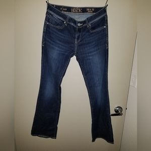 Buckle Black stretch jeans